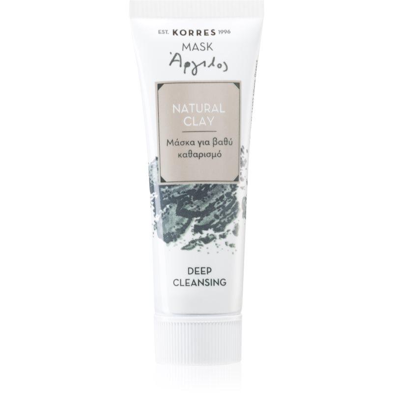 Korres Natural Clay hloubkově čisticí maska 18 ml