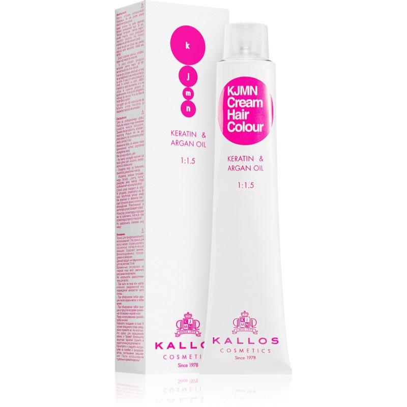 Kallos KJMN Professional Cream Hair Colour Keratin & Argan Oil barva na vlasy s keratinem a arganovým olejem odstín 10.31 Platinum Golden Ash Blond  1