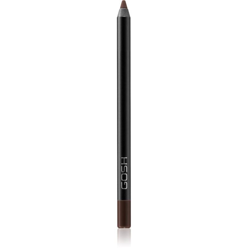 Gosh Velvet Touch dlouhotrvající tužka na oči odstín Truly Brown 1.2 g