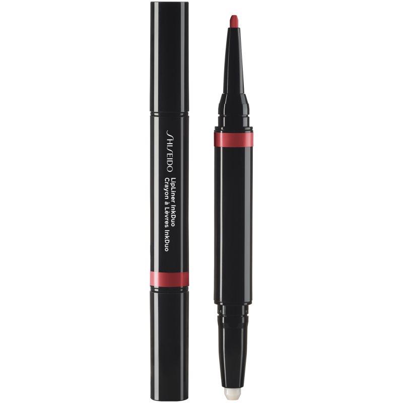 Shiseido LipLiner InkDuo rtěnka a konturovací tužka na rty s balzámem odstín 09 Scarlet 1.1 g
