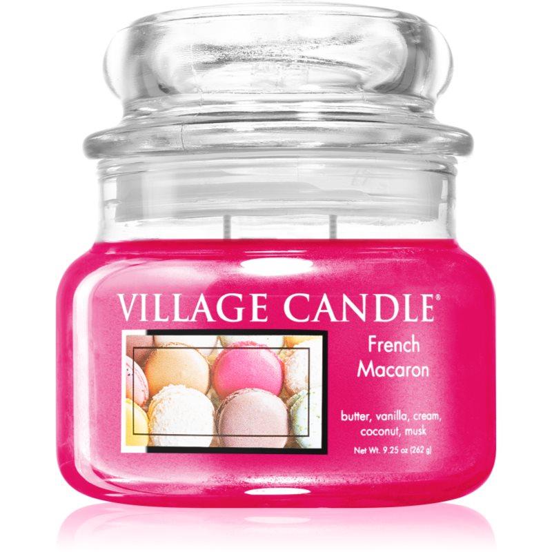 Village Candle French Macaroon vonná svíčka (Glass Lid) 262 g
