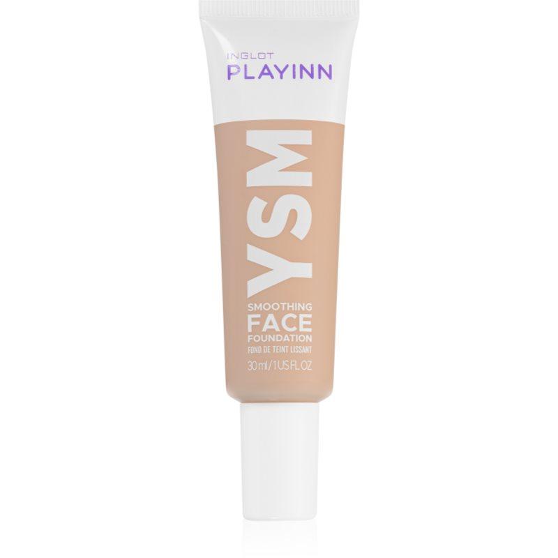 Inglot PlayInn YSM vyhlazující make-up pro mastnou a smíšenou pleť odstín 49 30 ml