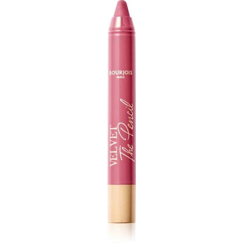 Bourjois Velvet the Pencil rtěnka v tužce s matným efektem odstín 02 Amou-Rose 1,8 g