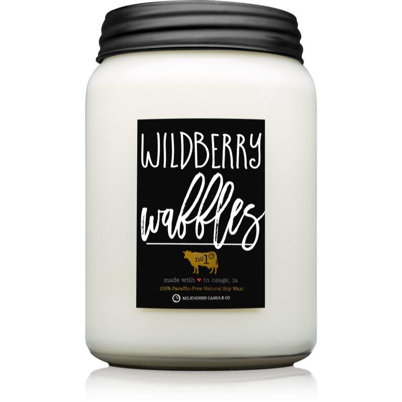 Milkhouse Candle Co. Farmhouse Wildberry Waffles vonná svíčka Mason Jar 737 g