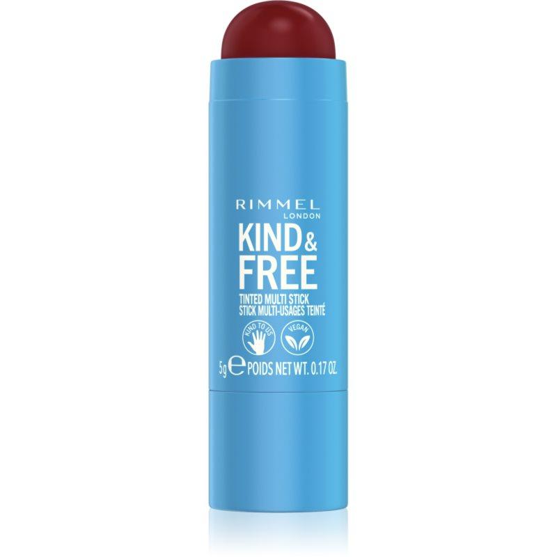 Rimmel Kind & Free multifunkční líčidlo pro oči, rty a tvář odstín 005 Berry Sweet 5 g