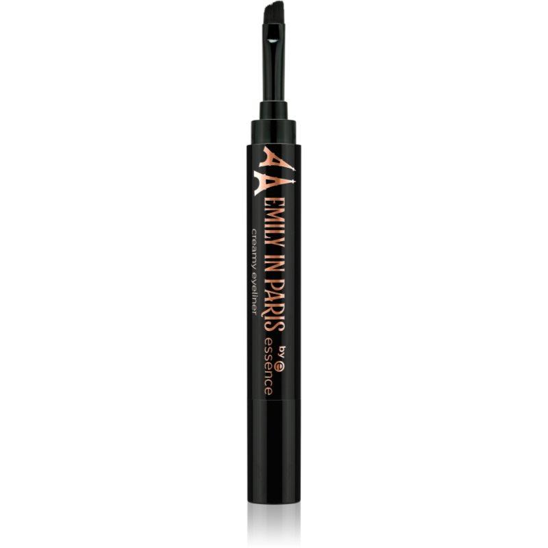 essence Emily In Paris oční linky se štětečkem odstín Black 1,2 g