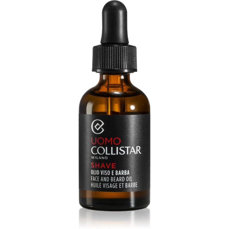 Collistar Uomo Face and Beard Oil vyživující olej na obličej a vousy 30 ml