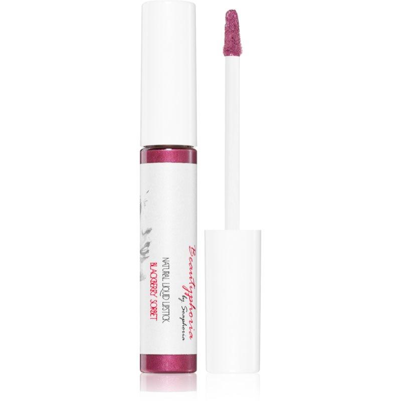 Soaphoria Beautyphoria Liquid Lipstick tekutá rtěnka odstín Blackberry Sorbet 7 g