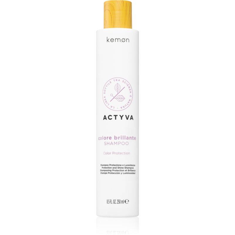 Kemon Actyva Colore Brillante rozjasňující a posilující šampon pro barvené vlasy 250 ml