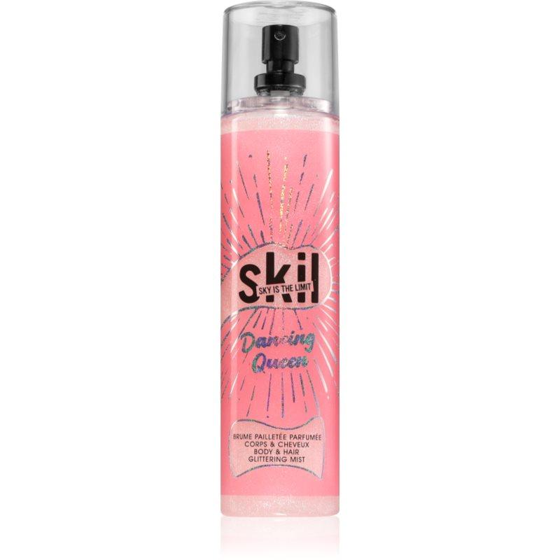 Skil Night Call Dancing Queen sprej na tělo a vlasy se třpytkami 250 ml