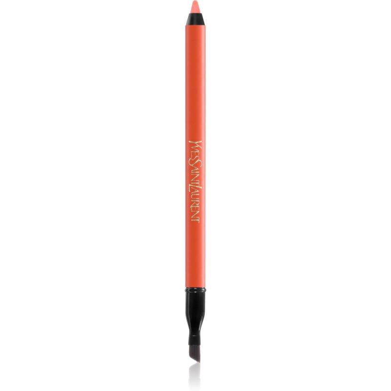 Yves Saint Laurent Lines Liberated Liberated Liberated dlouhotrvající tužka na oči pro ženy 12 Obsessive Tangerine 1.2 g
