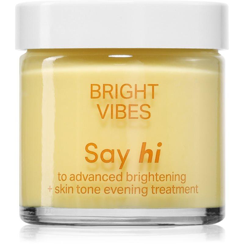 Say Hi Bright Vibes rozjasňující krém pro pleť s hyperpigmentací 50 ml