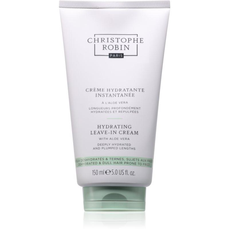 Christophe Robin Hydrating Leave in cream krém na vlasy pro lesk suchých a křehkých vlasů 150 ml