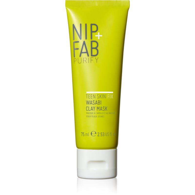 NIP+FAB Teen Skin Fix jílová maska na obličej 75 ml