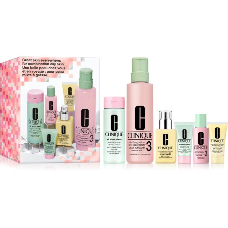Clinique Skincare Set 3-Step Skincare Set For Oily Skin dárková sada pro mastnou pleť