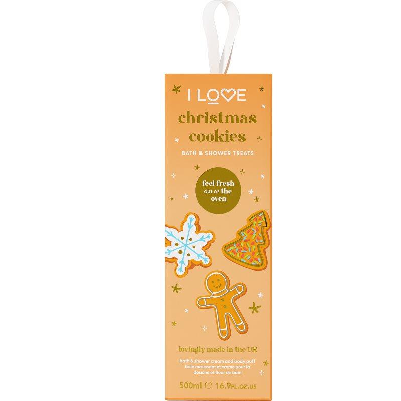 I Love Bathtime Treats Christmas Cookies dárková sada do sprchy