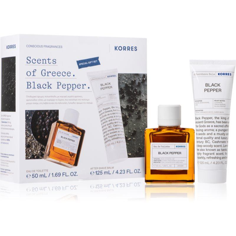 Korres Black Pepper dárková sada pro muže