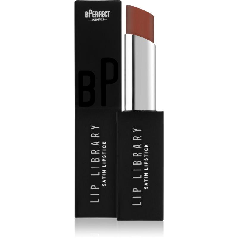 BPerfect Lip Library Satin krémová rtěnka odstín Drama 3 g