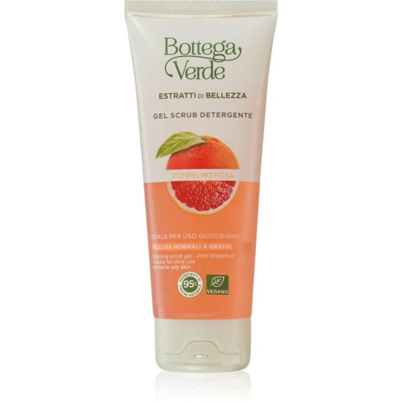 Bottega Verde Pink Grapefruit čisticí peelingový gel pro normální až mastnou pleť 100 ml
