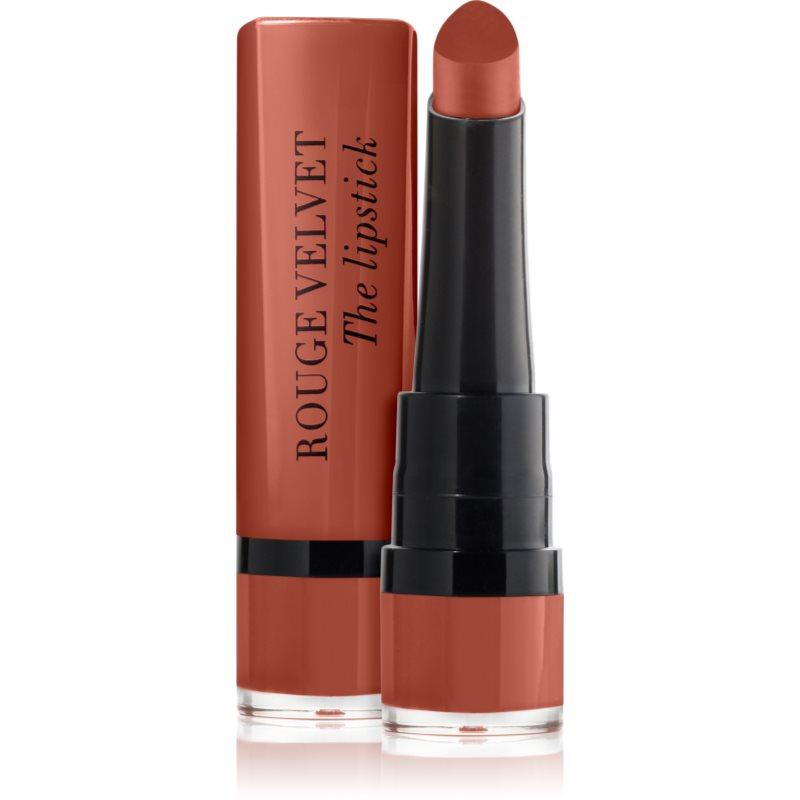 Bourjois Rouge Velvet The Lipstick matná rtěnka odstín 51 Chocoquette 2.4 g