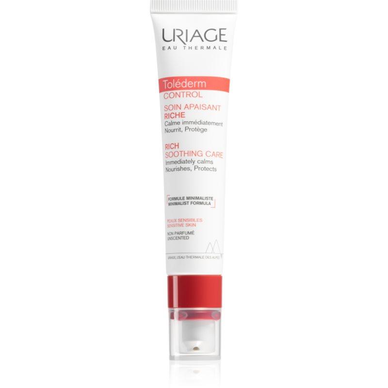 Uriage Toléderm Control Rich Soothing Care výživný zklidňující krém pro citlivou a intolerantní pleť 40 ml