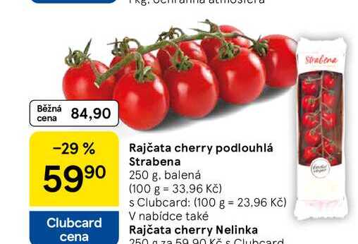 Rajčata cherry Strabena, 250 g 