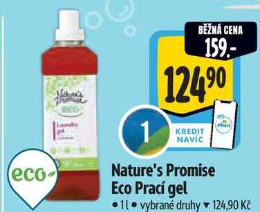 Nature's Promise Eco Prací gel, 1 l