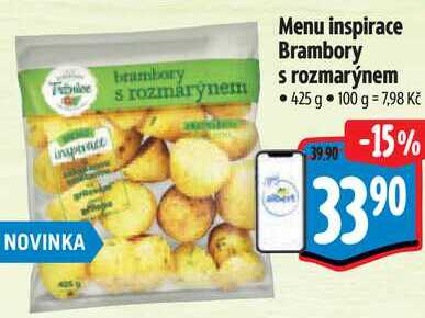 Menu inspirace Brambory s rozmarýnem, 425 g 