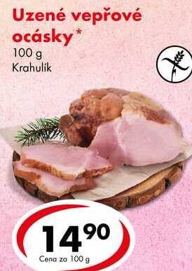 Uzené vepřové ocásky, 100 g