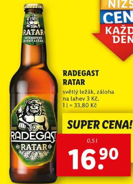 RADEGAST RATAR, 0,5 l