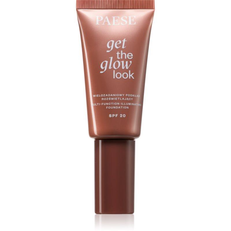 Paese Get The Glow Look Illuminating Foundation lehký make-up s rozjasňujícím účinkem SPF 20 odstín 2N Sand Beige 30 ml