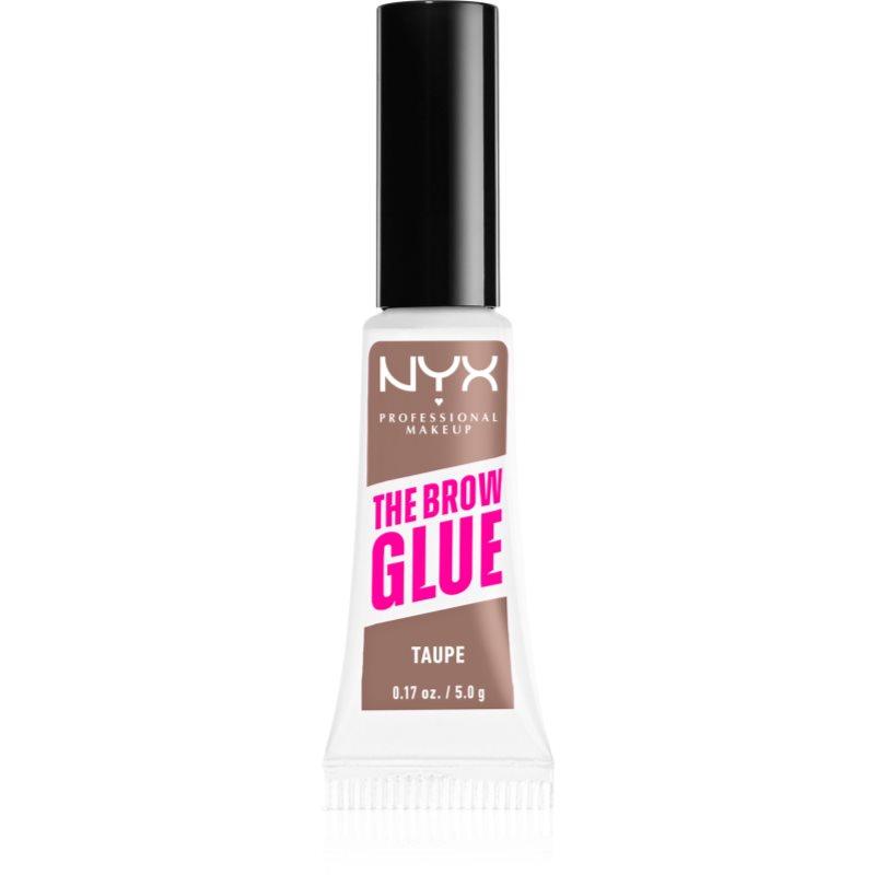NYX Professional Makeup The Brow Glue gel na obočí odstín 02 Taupe 5 g