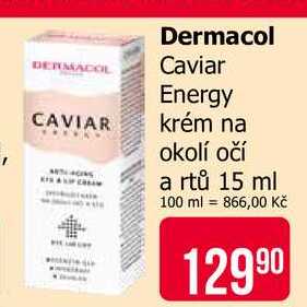 Dermacol Caviar Energy krém na okolí očí a rtů 15 ml 