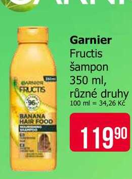 Garnier Fructis šampon 350 ml, různé druhy 