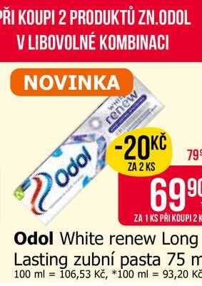 Odol White renew Long Lasting zubní pasta 75 m 
