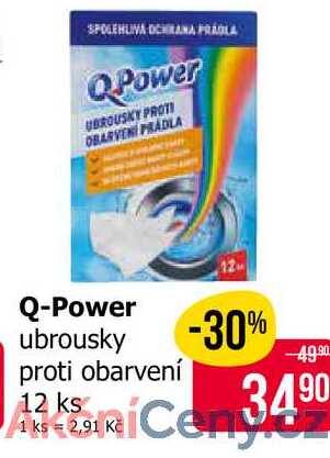 Q-Power ubrousky proti obarvení 12ks 