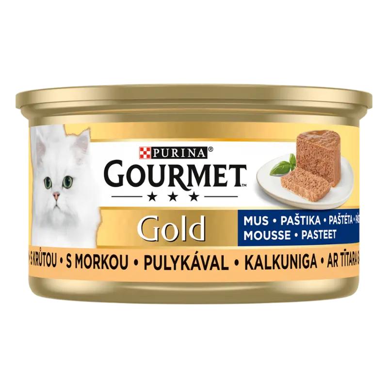 Gourmet Gold Paštika pro kočky s krůtou, 85 g
