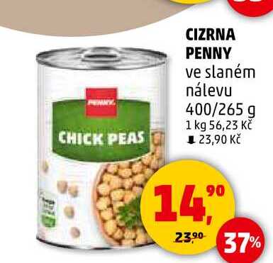 CIZRNA PENNY ve slaném nálevu, 400/265 g 