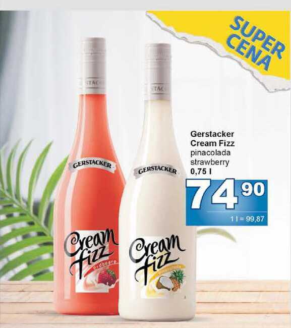 Gerstacker Cream Fizz 0,75l