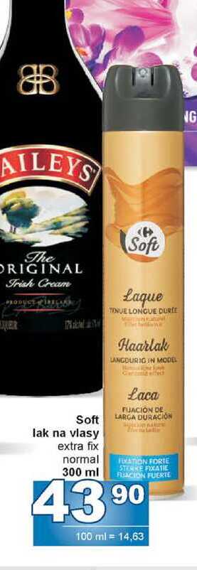 Soft lak na vlasy extra fix normal 300 ml