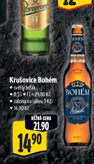  Krušovice Bohém 0,5 l
