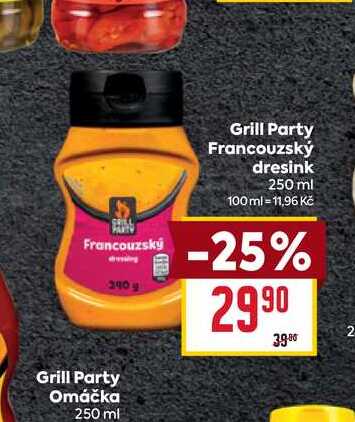 Grill Party Francouzský dresink 250 ml 