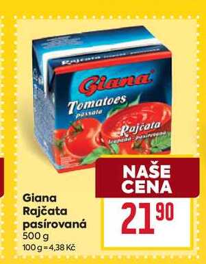 Giana Rajčata pasírovaná 500 g 
