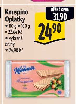 Knuspino Oplatky 110 g  