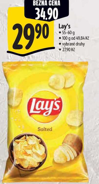   Lay's  55-60 g 