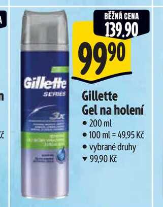   Gillette Gel na holení  200 ml  