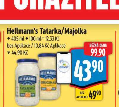 Hellmann's Tatarka/Majolka  405 ml