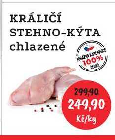 Rabbit Králičí stehno-kýta 1kg chlazená