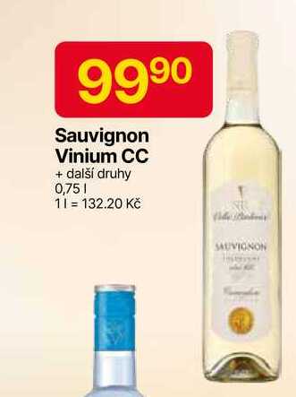 Sauvignon Vinium CC 0,75l