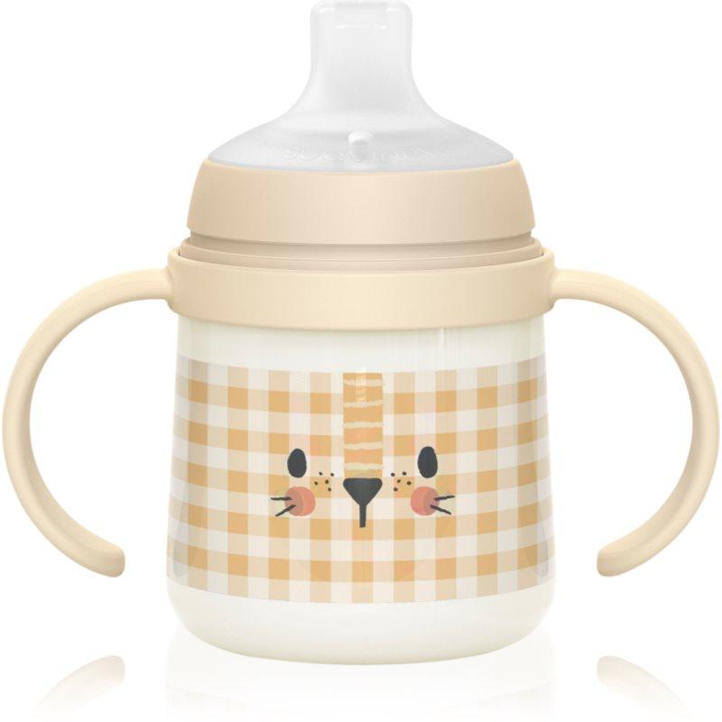 Suavinex Night & Day dětská láhev s držadly 6 m+ Lion 150 ml